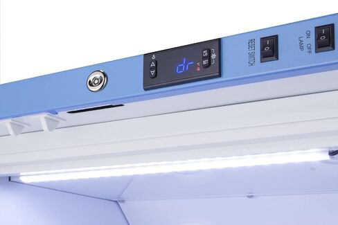 Summit Appliance ARG18PVDL2B 18 Cu.Ft. Upright Vaccine RefrigeratorDigita Digita Data Logger; Silver-ion Handle; Interior Light and Hospital Grade Cord with Green Dot Plug in Kuwait