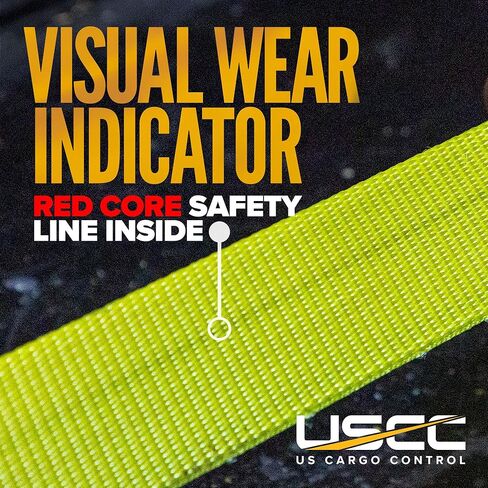 US Cargo Control Nylon Lifting Sling 1" x 4', 1-Ply Eye to Eye Slings (Made in USA) - 1,250 LBS Choker, 1,600 LBS Vertical, 3,200 LBS Basket Capacity - Lift Straps for Lifting & Rigging in Saudi Arabia