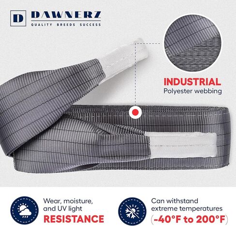 Heavy Duty Industrial Polyester Lifting Sling for Crane, Boat, Construction 13200 lbs Vertical WLL 14 ft in Saudi Arabia