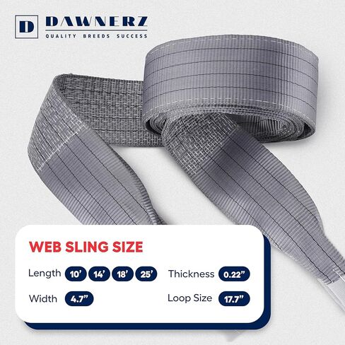 Heavy Duty Industrial Polyester Lifting Sling for Crane, Boat, Construction 13200 lbs Vertical WLL 14 ft in Saudi Arabia