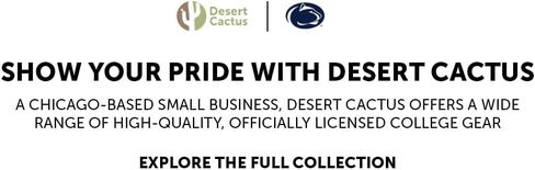 Desert Cactus Penn State Paper PlatesPSU Nittany Lions 20 Count 9 inch Round Plates for Tailgates, Parties, Graduation and Events (Design A) in Saudi Arabia