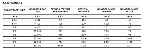 Advantage Rigging - 1/2" - Grade 100 Alloy Chain - Per Foot in Saudi Arabia