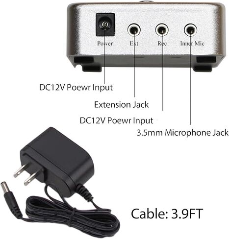 Window Speaker Intercom, 2 Way Voice Window Speaker Intercom System for Business with Microphone, Anti-Interference High Power for Bank Counter Hospital Office Communication, Glass Attached in Kuwait