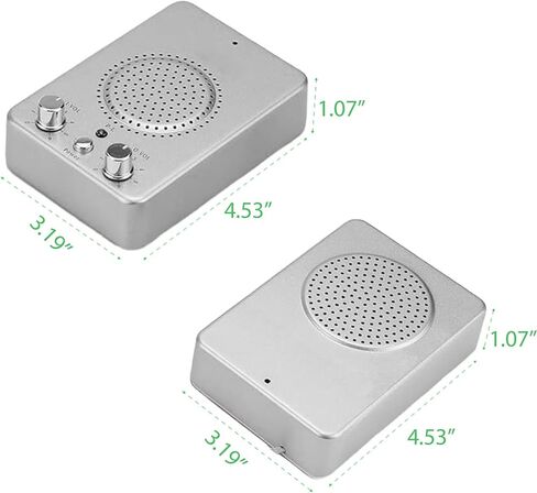 Window Speaker Intercom, 2 Way Voice Window Speaker Intercom System for Business with Microphone, Anti-Interference High Power for Bank Counter Hospital Office Communication, Glass Attached in Kuwait