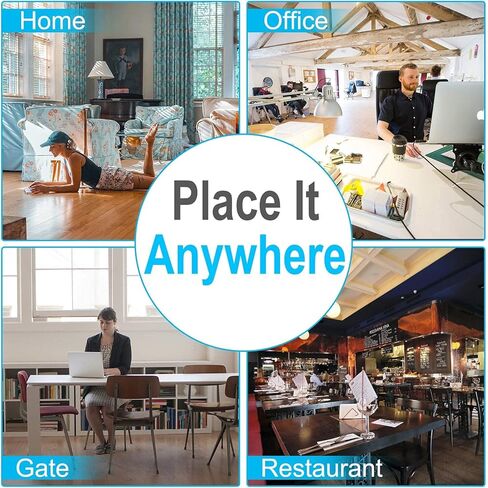 6 قطع من أجهزة الاتصال الداخلي اللاسلكية للمنزل - نظام اتصال داخلي من غرفة إلى غرفة للمنزل والأعمال والمكتب والفندق - نظام اتصالات منزلي طويل المدى in Kuwait