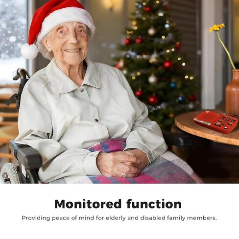 Hosmart UltraSpeak Intercoms Wireless for Home, Holiday Christmas Edition Intercom System for Home Use, Clear Sound Intercom for Business with 1300 Ft Range, Gift Set for Family Friends Elderly(2Pack) in Kuwait