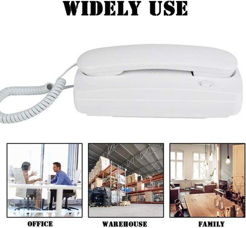Wired Two Way Intercom Doorphone - Audio Walkie Talkie for Home/Office - 200m Range - Energy Saving & Easy DIY Installation in Saudi Arabia