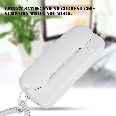 Wired Two Way Intercom Doorphone - Audio Walkie Talkie for Home/Office - 200m Range - Energy Saving & Easy DIY Installation in Saudi Arabia