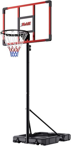 طوق كرة السلة المحمول مقاس 32 بوصة، ارتفاع قابل للتعديل من 4.1 إلى 8.5 أقدام، هدف كرة السلة في الهواء الطلق مع قاعدة قابلة للتعبئة وحقيبة وزن للأطفال والمراهقين للعب في الفناء الخلفي in Kuwait