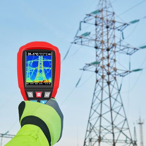 Thermal Imaging Camera 320 x 240 Pixels, Handheld Thermal Camera with Micro SD Card, High Accuracy Thermal Imaging Device for Electrical/Mechanical Building and HVAC Applications in Kuwait