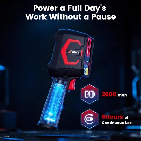 Hcalory T2-G Handheld Thermal Camera 512*384 TISR Resolution, 256*192 IR Resolution 25Hz 3.5" Screen with Video Recording and Wireless Connection Supported, -4°F to 1022°F 3.5" Screen with PC Software in Kuwait