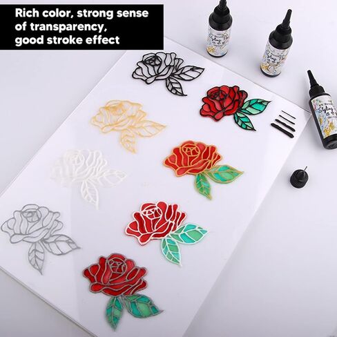 3D UV Resin Liner, 3D Printing Resin, Lightweight Pen Shape Styling Pen Fast Curing 20ml Capacity for Outlining for Tracing for Home (Black) in Saudi Arabia