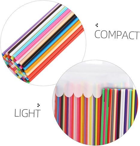 LIFKOME 220Pcs Multicolor Pcl Pen Refills for Safe Printing Supplies Colors Strands Each for Home School Craft Activities Compatible with Doodler in Saudi Arabia