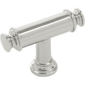 مقبض على شكل حرف T من مجموعة Keeler Berkshire مقاس 2-1/8 بوصة × 11/16 بوصة بلمسة نهائية من النيكل المصقول in Kuwait