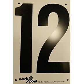 ملحقات ملاعب التنس، البوتشي، ملاعب الجولف - أرقام ملاعب التنس، 8 × 10 بوصة - درجة الستايرين الخارجية - الملعب رقم 12 in Kuwait