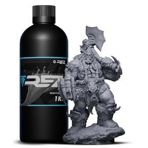 Resin 1 kg, Essential Grey UV Photopolymer Resin for SLA/DLP/LCD 3D Printers, Ultra-High Detail, Fast-Curing Tough Resin for Highly Detailed Models, high Strength and Low Odor, 2K 4K 6K 8K in Kuwait
