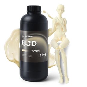 Phrozen BJD 3D Printing Resin, Smooth Matte & Wear-Resistant for Ball-Jointed Dolls and Articulated Figures, 405 nm UV-Curing Photopolymer for LCD/DLP/MSLA Printers, Ivory, 1 kg in Kuwait