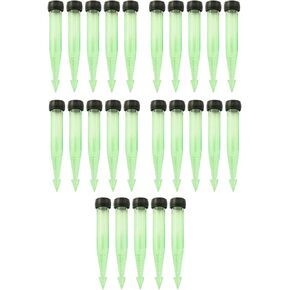 Maxmoral 25 قطعة خرطوم زهور بلاستيكي شائك مقاس 4 × 0.7 بوصة مع غطاء سيليكون لوازم الزهور ترتيبات الزهور والعناصر الزخرفية in Kuwait