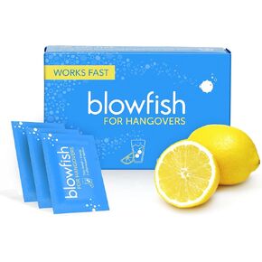 Blowfish for Hangovers - Fast Hangover Relief in 15 Minutes | FDA-Recognized Formulation | Headache Relief, Energy, and Hydration in One Step in Saudi Arabia