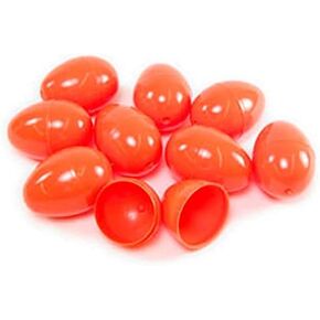 50 ORANGE EMPTY EASTER EGGS VENDING, CRAFTS, ETC. in Saudi Arabia