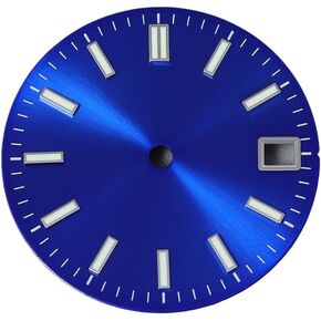 28.5mm Sunburst Watch Dial Green Luminous Accessories Watch Dial for Automatic NH35 Movement Part in Kuwait