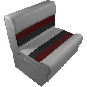 طقم وسائد مقعد بونتون من سلسلة بريميوم مقاس 28 بوصة مع قاعدة 3000-ABEC-3009-AB رمادي/أحمر/فحمي in Kuwait