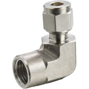 5Pcs/Lot FE Tube Fitting 1/8 1/4 3/8 1/2 3/4 Connector Female Elbow Stainless Steel 316L Plumbing Fitting Food(FE-12 12mm,3-4NPT) in Kuwait