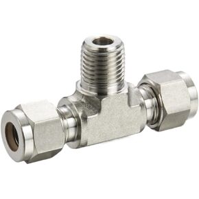 5Pcs/Lot MBT 1/8 1/4 3/8 1/2 Coupling Connector Male Branch Tee Stainless Steel 316L Tube Plumbing Fitting(MBT-8 8mm,NPT 1-2) in Kuwait