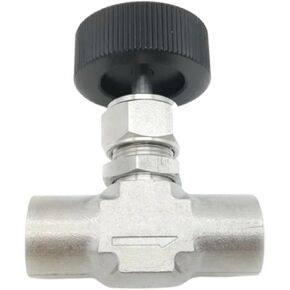NV-F/M Air Water Mini Needle Female/Male Thread 1/8 1/4 3/8 1/2 3/4 1 NPT 6000 Psi Cut Out Valve(NV-08F NPT1,Type 2) in Kuwait