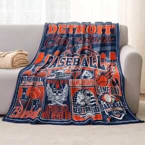 Baseball Fans Throw Blanket for Men Women, Sports Gifts for San Diego Fans 60"x50", Baseball Team Blanket for Sofa Bed in Kuwait