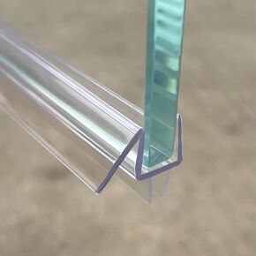 36" Shower Door Bottom Seal Strip for 1/4" (6mm) Glass – Ultra Clear Polycarbonate Shower Door Sweep, One Pack in Saudi Arabia