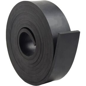 DEVNOL Neoprene Rubber Strip 5/16" Thick X 2" Wide X 12' Long Grade 65A for Gasket, Surface Protection, Sealing in Kuwait