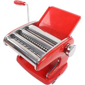 Rengue Noodles Maker, Hand Crank Pasta Machine with 6 Adjustable Levels for Lasagna Fettuccine Dumpling Wrapper, Made of Food Grade Stainless Steel with Suction Cup Base (Suction Cup Type 3) in Kuwait