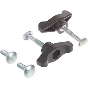 T-Handle Bolt Replacement Kit with Black Handles and Silver Bolts for Maxpower 339067 689-00600 and Compatible for Part Numbers 106-4161 92-2260 38581 38582 Fits Lawn Mowers Snow Throwers in Kuwait