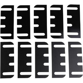 طقم إصلاح مفصلات الباب مع 10 حشوات PVC لملء الفجوات ومحاذاة المفصلات، مقاس 4 × 1.5 بوصة، متوافق مع مفصلات الأبواب القياسية مقاس 4 بوصة in Kuwait