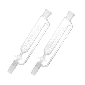 NUOBESTY PTFE مكبس أسطواني قمع منفصل 100 مل جهاز تقطير زجاجي معدات فصل السوائل المختبرية للتجارب الكيميائية in Saudi Arabia