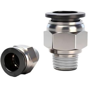 3 قطعة نهاية الأوسط الأسود النحاس خرطوم أنابيب الهواء موصل سريع هوائي PC8-02 موصل هوائي مستقيم موصل قابس سريع 6 مللي متر (BlackPC8-02) in Kuwait