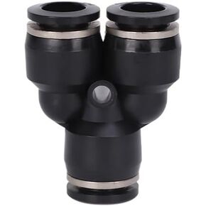 2 قطعة ملحقات موصل سريع هوائي Y-نوع ثلاثي الاتجاه مضخة سوداء محول أنابيب هواء التوصيل السريع Py4/8/10/12/14/16(BlackPY12) in Kuwait