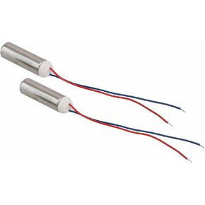 2pcs DC 1.5–3.7V 3V Coreless Vibration Motors, 7x25mm Metal Body, 18000rpm High-Speed Motor for DIY Massager, Electric Toothbrush, Small Appliance Repair and Industrial Automation in Kuwait