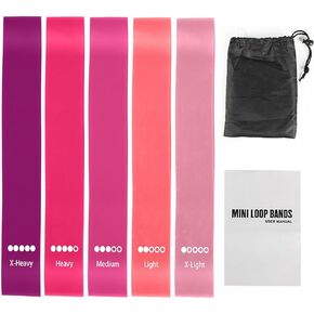 إصلاح لوحة البيلاتيس، أربطة المقاومة، أربطة تمرين البيلاتيس ريفورمر، مجموعة بيلاتيس للمبتدئين من أربطة التمدد للنساء (وردي فاتح) in Kuwait