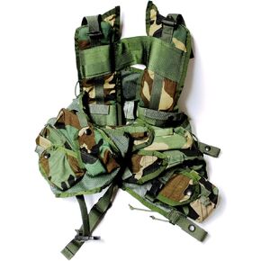 US Military Woodland Camo Tactical Vest with 6 Pockets NEW in Kuwait