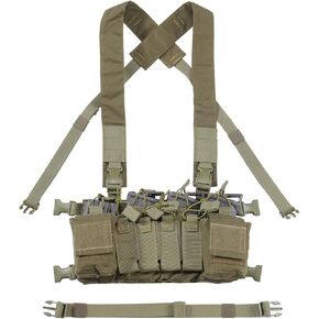 Lancer Tactical D3CR Lightweight Tactical Chest Rig with Four Fixed 5.56/7.62 Front Pockets & Two Spacious Cargo Pockets in Kuwait