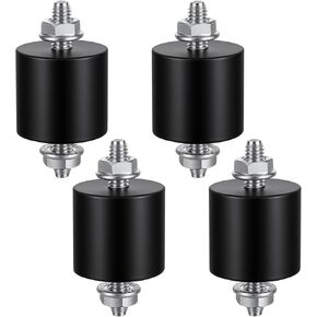 4 Pack 25x25mm M6 Rubber Vibration Isolator Mounts, Rubber Isolator Mounts, Rubbers Mount Shock Absorber, Anti Vibration Pads for Fitness Equipment in Kuwait