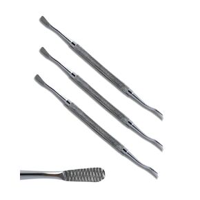 Dental Bone File 18 mm × 6 mm – Stainless Steel Bone Finishing File, Autoclavable Dental Lab & Training Instrument (Pack of 3) in Kuwait