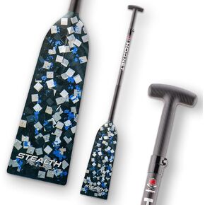Hornet Watersports Dragon Boat Paddle - Stealth Blue - Adjustable Carbon Fiber Dragon Boat Paddle in Kuwait