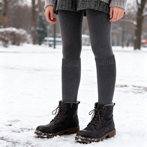 5 Pairs Knee Warm High Socks for Women Cotton Winter Sock in Kuwait