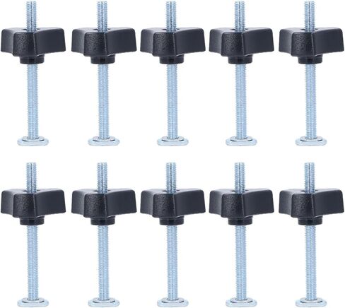 T Track Knobs Set with Screw/Fastener and Nut for Woodworking Jig, Wide Application in Metalworking, Rustresistant Stainless Steel Material in Saudi Arabia
