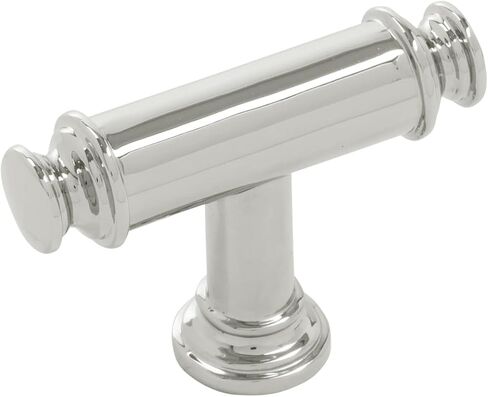 مقبض على شكل حرف T من مجموعة Keeler Berkshire مقاس 2-1/8 بوصة × 11/16 بوصة بلمسة نهائية من النيكل المصقول in Kuwait