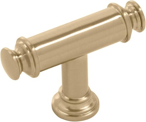 مقبض على شكل حرف T من مجموعة Keeler Berkshire مقاس 2-1/8 بوصة × 11/16 بوصة لمسة نهائية من البرونز الشمبانيا in Kuwait