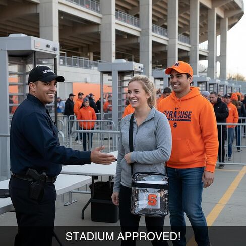 حقيبة كروس ليتل إيرث سيراكيوز برتقالية شفافة من الرابطة الوطنية لرياضة الجامعات (NCAA). in Kuwait
